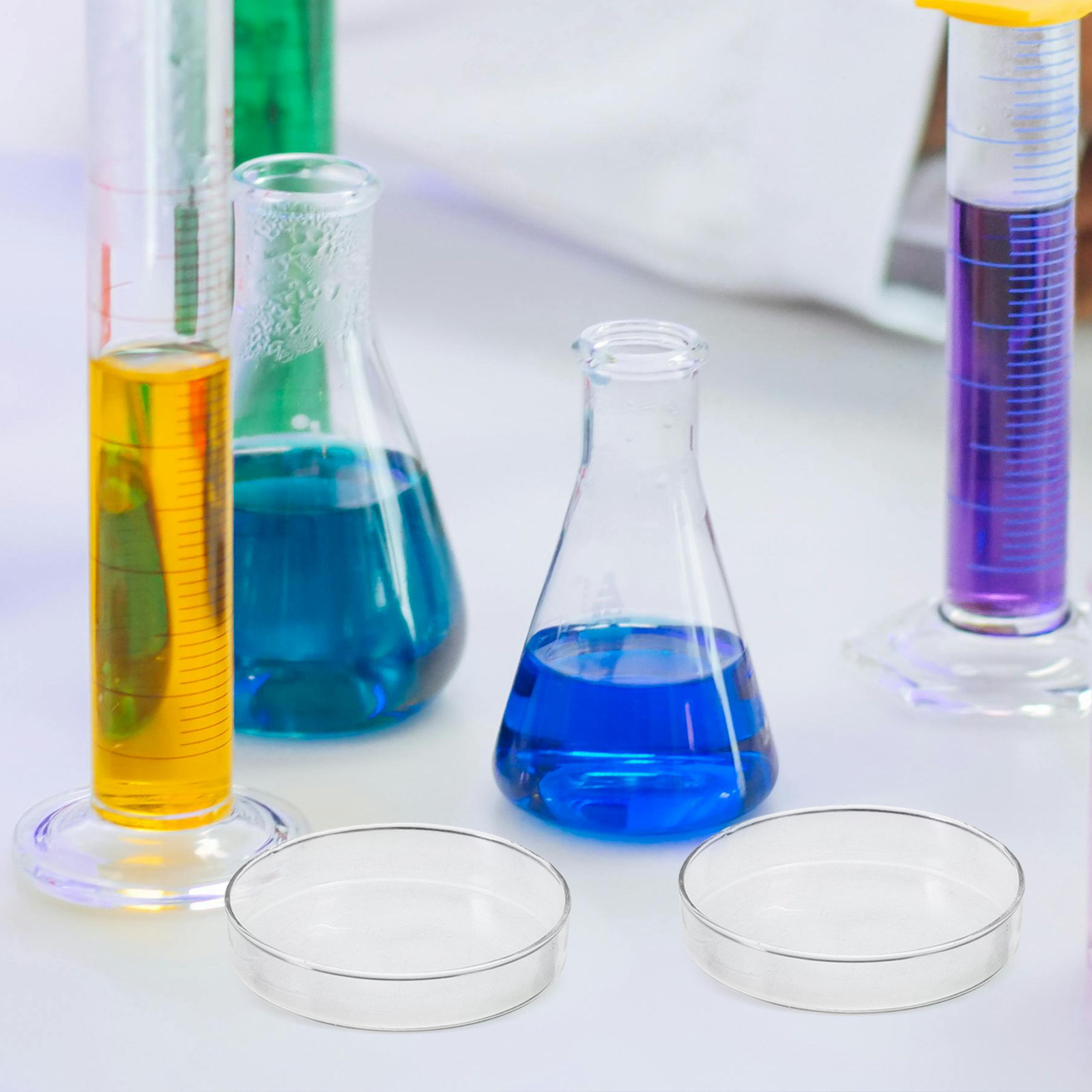 Agar Tissue Culture - Glass Petri Dish Laboratory Use Flat