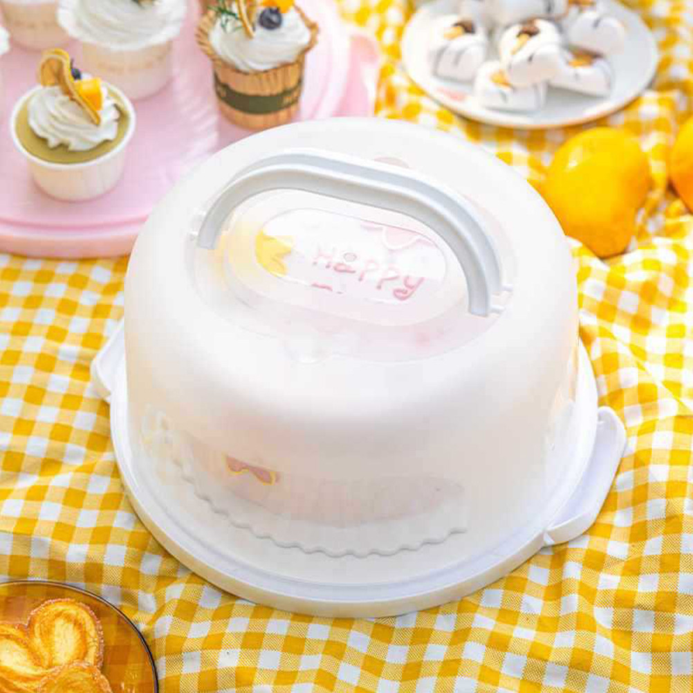 Food Safe Reusable Cake Box wi - Plastic Dome Clear ulasan dan harga