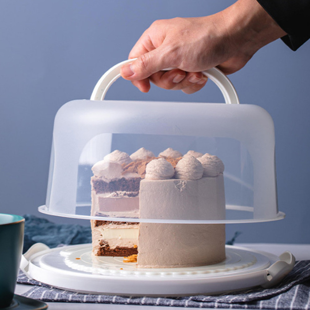 Food Safe Reusable Cake Box wi - Plastic Dome Clear ulasan dan harga
