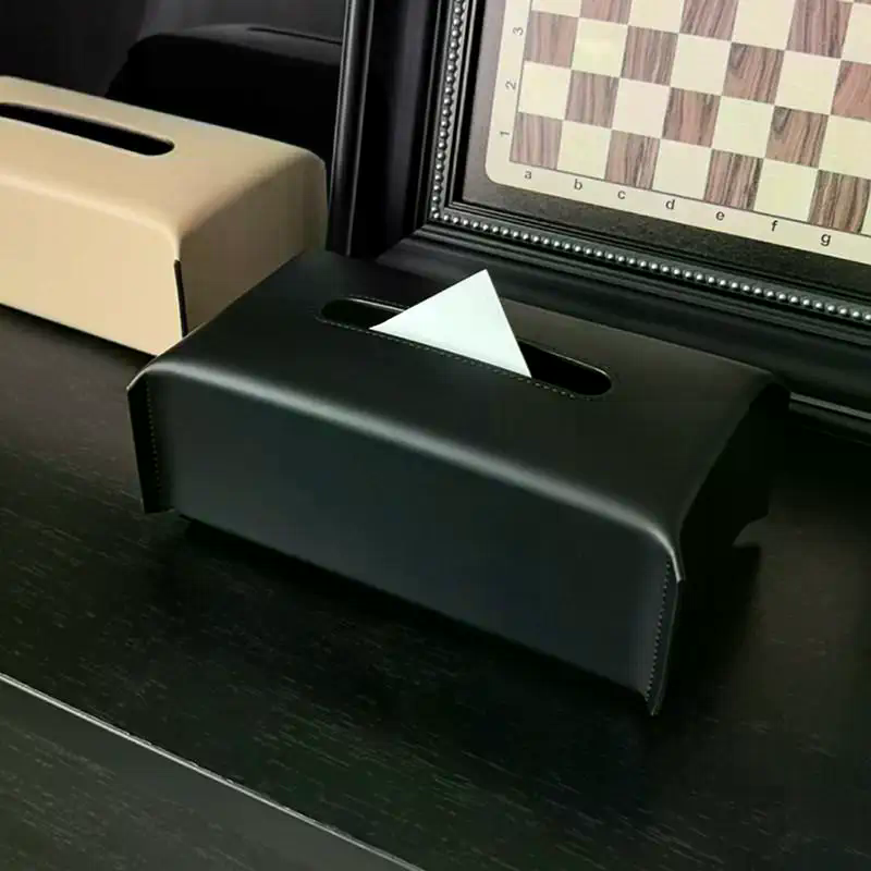 Luxury Tissue Box Leather Napk - Agar Tissue Culture ulasan dan harga