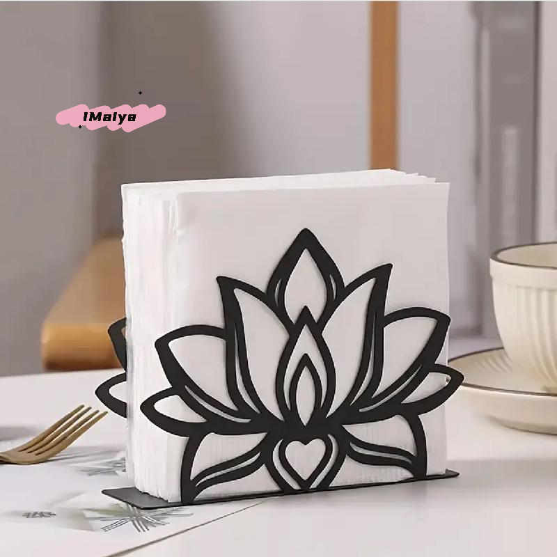 1Pc Lotus Flower Napkin Holder - Agar Tissue Culture ulasan dan harga