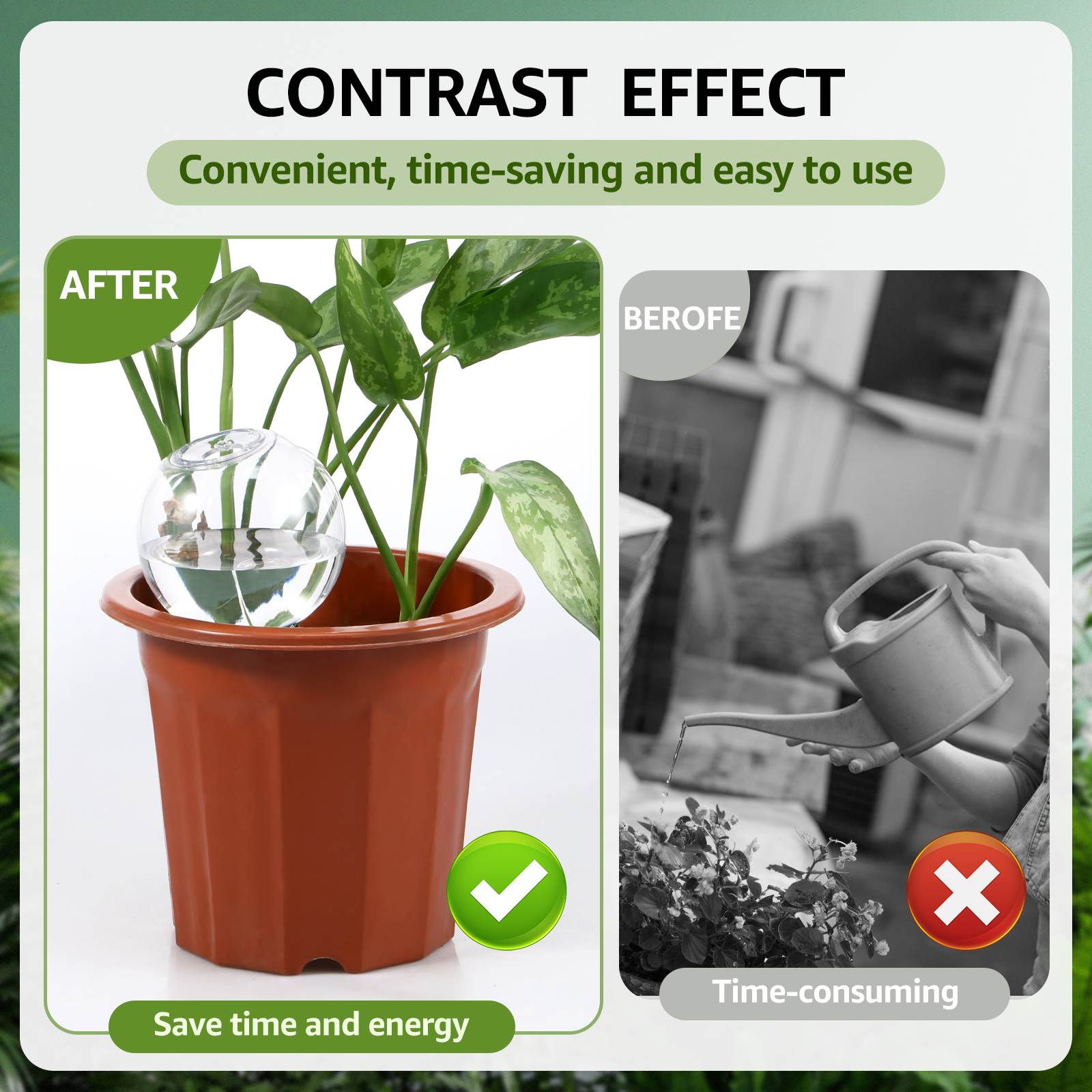2/4Pcs 500ML Automatic Drip Ir - Self Watering Insert ulasan dan harga