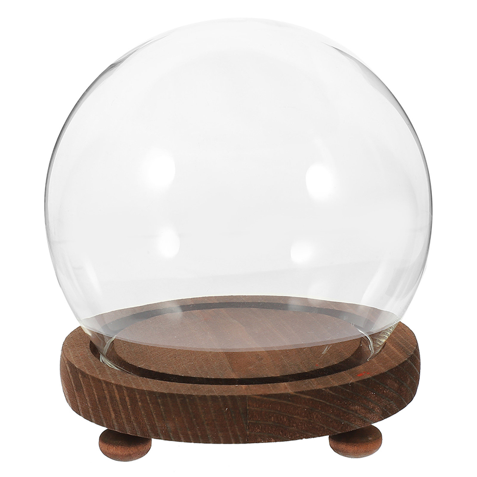 Spherical Glass Cover Ornament - Plastic Dome Clear ulasan dan harga