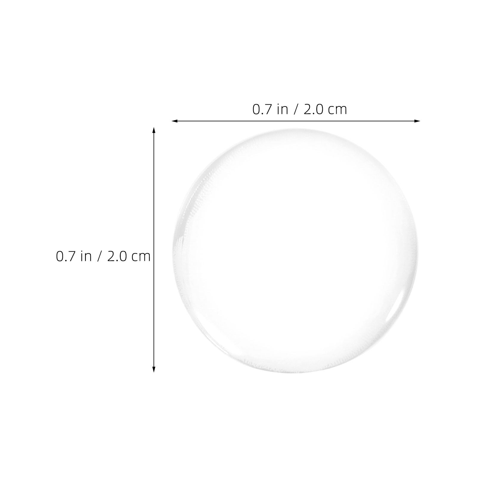 40Pcs Epoxy Dome Stickers Tran - Plastic Dome Clear ulasan dan harga