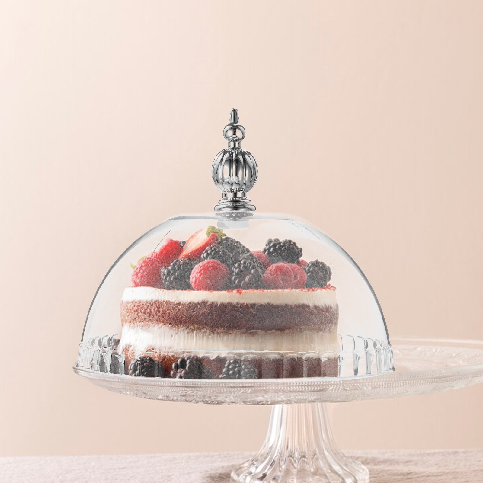 Plastic Clear Cake Dome Cover  - Plastic Dome Clear ulasan dan harga