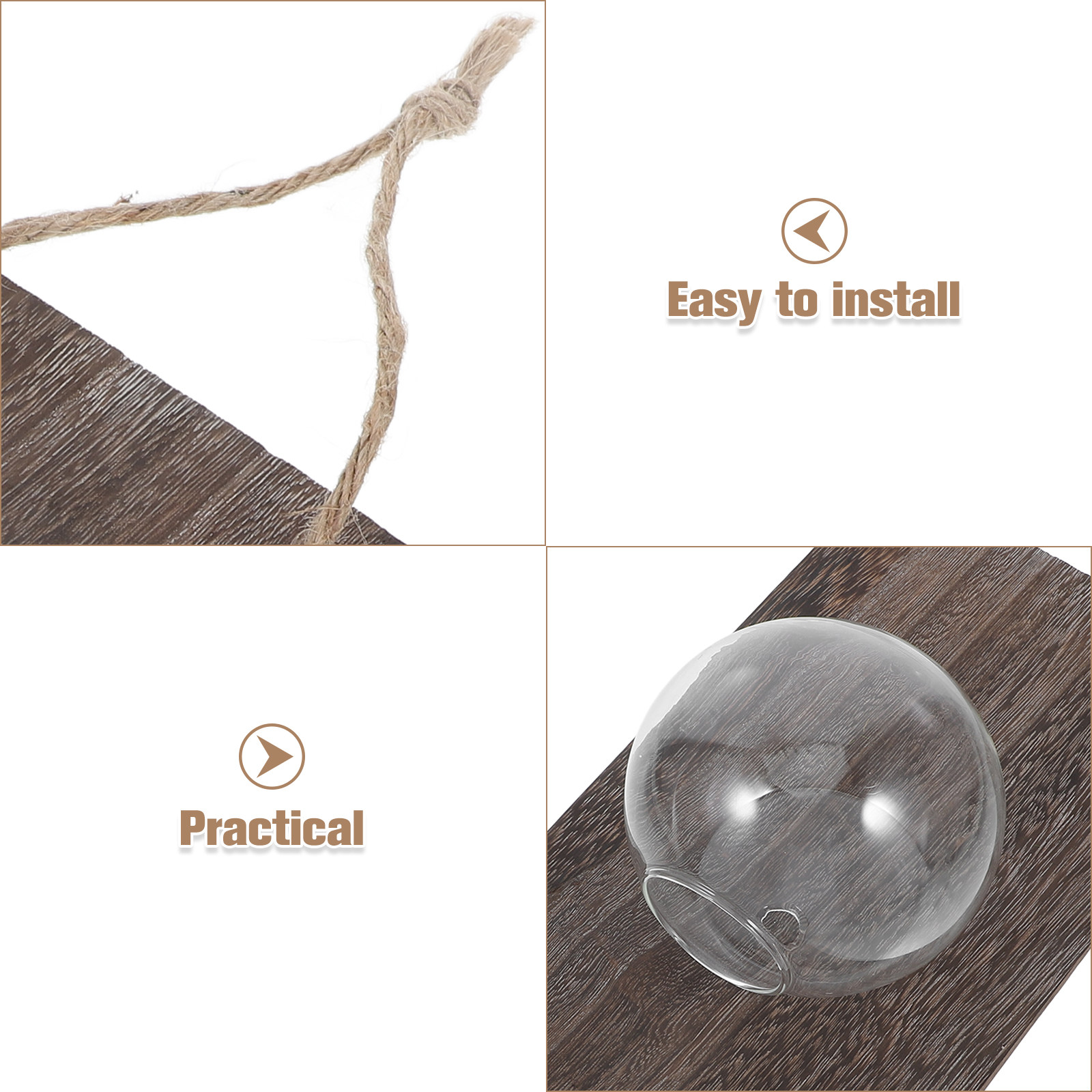 Wall Mounted Glass Vase Hangin - Propagation Station Vase ulasan dan harga