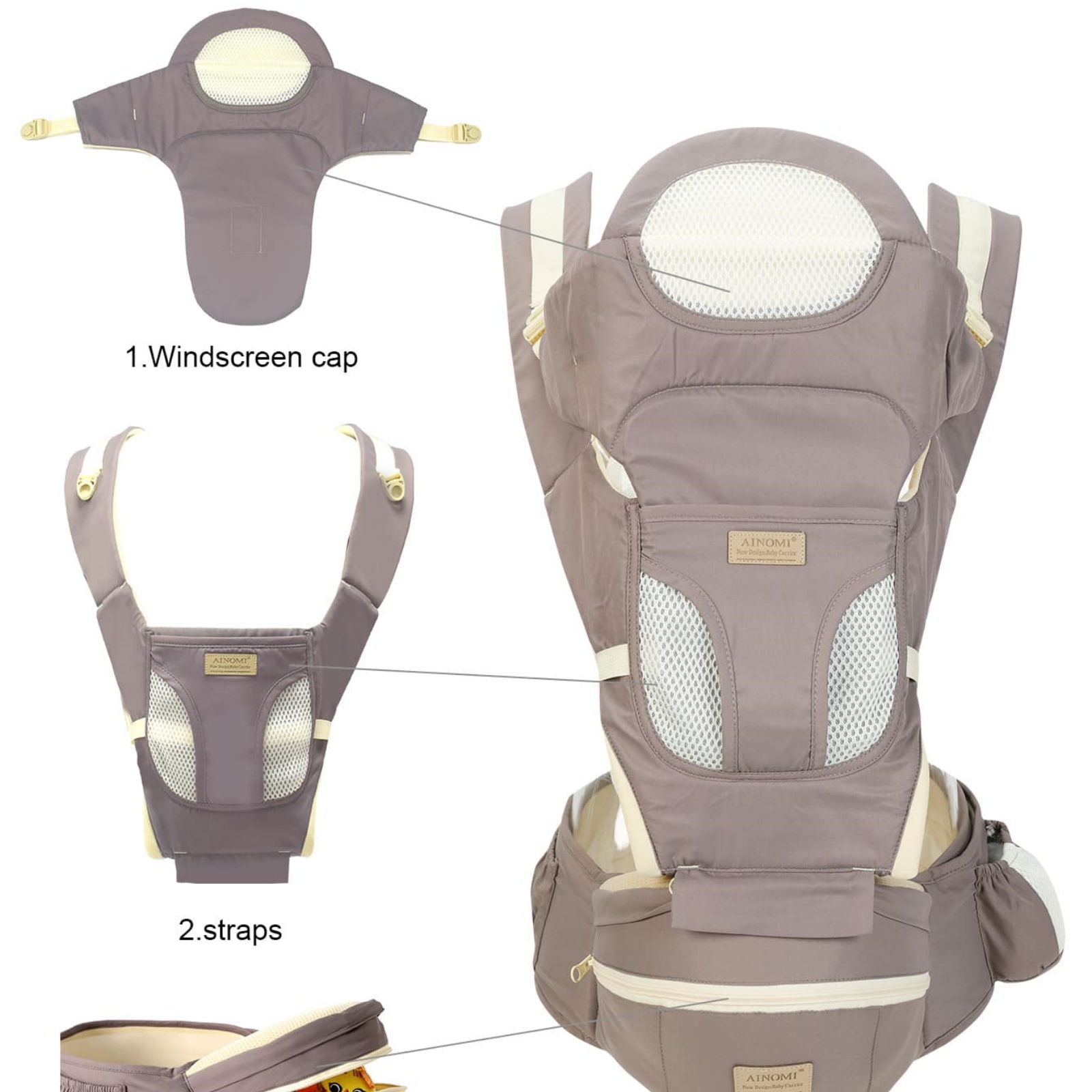 ErgoBaby Carrier with Hip Seat - Rooting Gel Clone ulasan dan harga