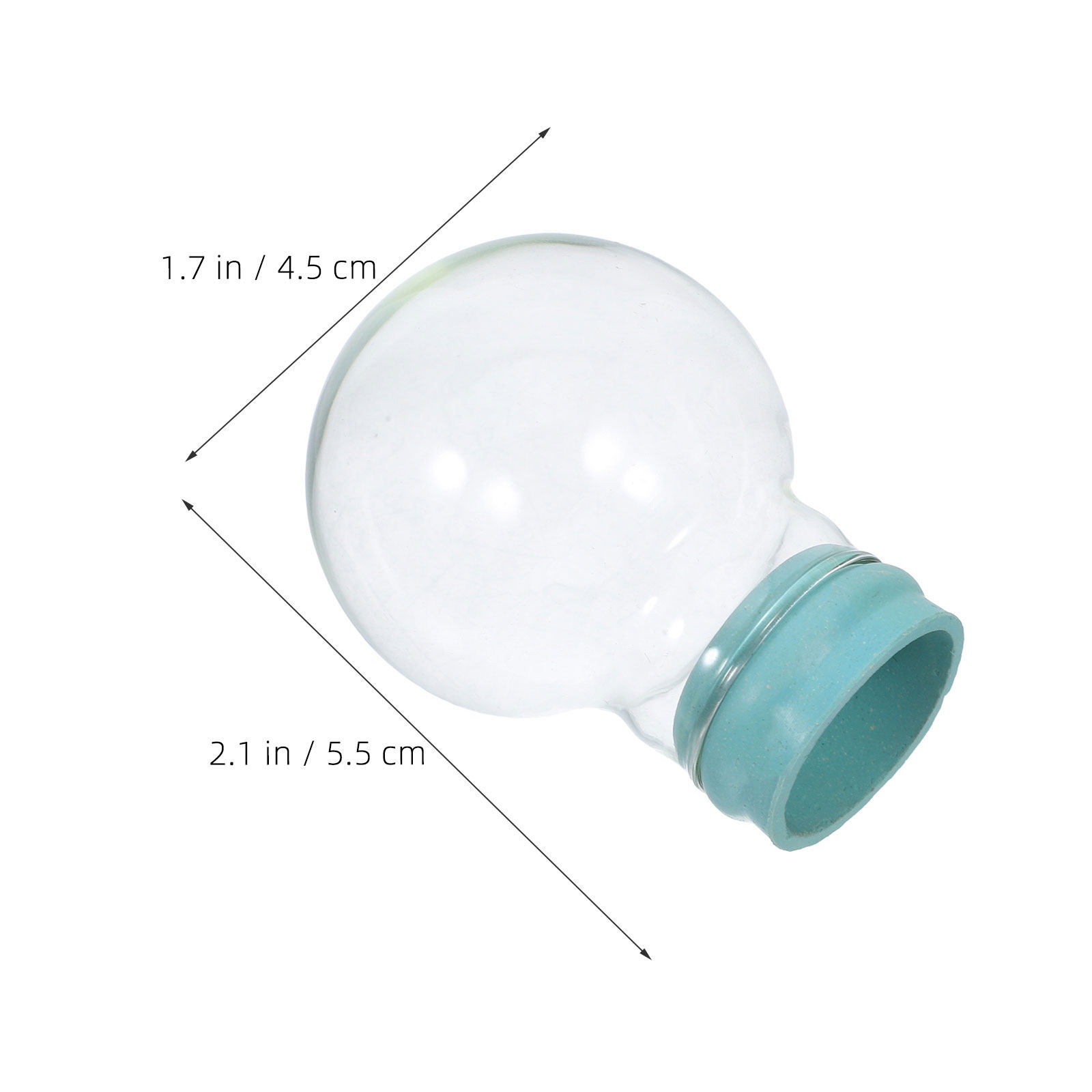 3Pcs Empty Snow Globe Glass Do - Plastic Dome Clear ulasan dan harga