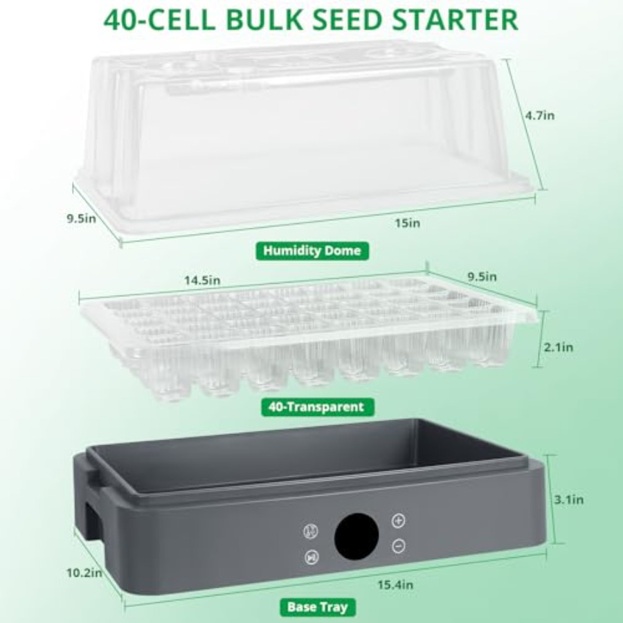 Seed Starter Tray with Grow Li - Humidity Dome Kit ulasan dan harga